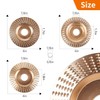 Pomsare Upgraded 3PCS Wood Carving Disc Set for 4" or