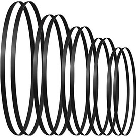 10 Pieces Turntable Belt Different Specifications Machine Recorder Rubber Belt for Repair Replacement Maintenance Most Kinds of Belt-Driven Turntables, 5 Sizes