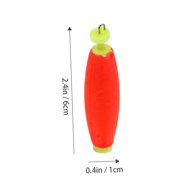 KOMBIUDA 10pcs Fishing Floats Bright Fishing Accessories for Easy Visibility