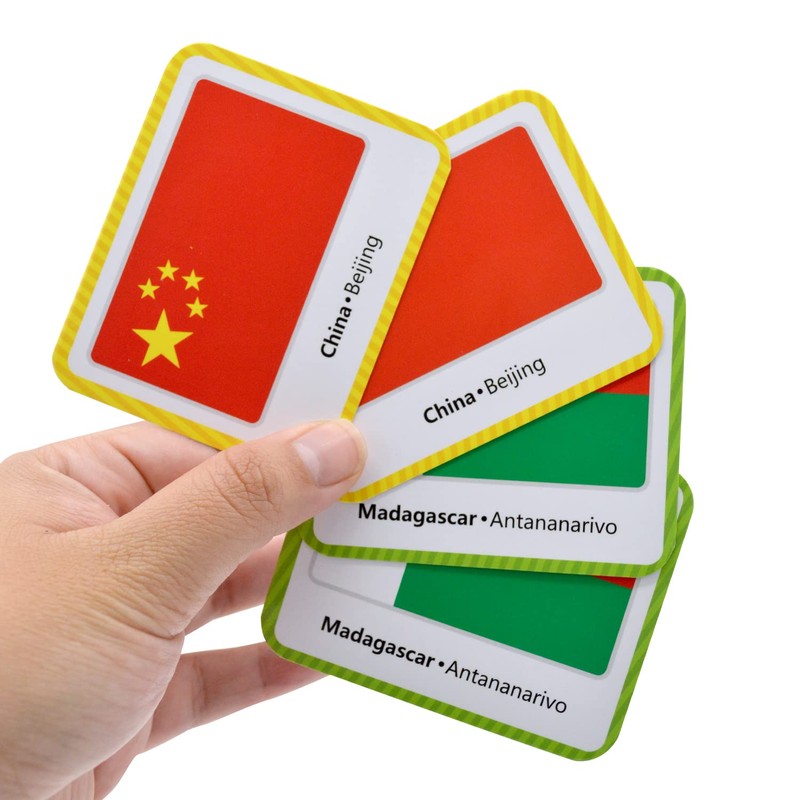 Menique. Juego de Memoria Banderas del Mundo en Inglés. Memory