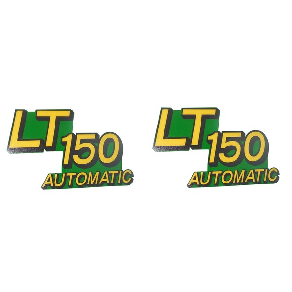 New Lower Hood Set of 2 Decals Replaces AM131664 Compatible with JohnDeere LT150