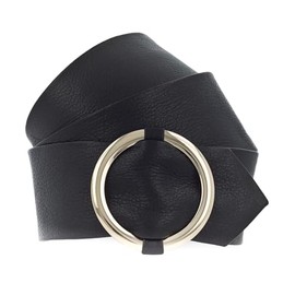 Vanzetti 50mm Leather Belt, Black(Black), Large, black