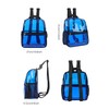 TINYAT Small Clear Backpack Stadium Approved 12x12x6 Transparent Bag See