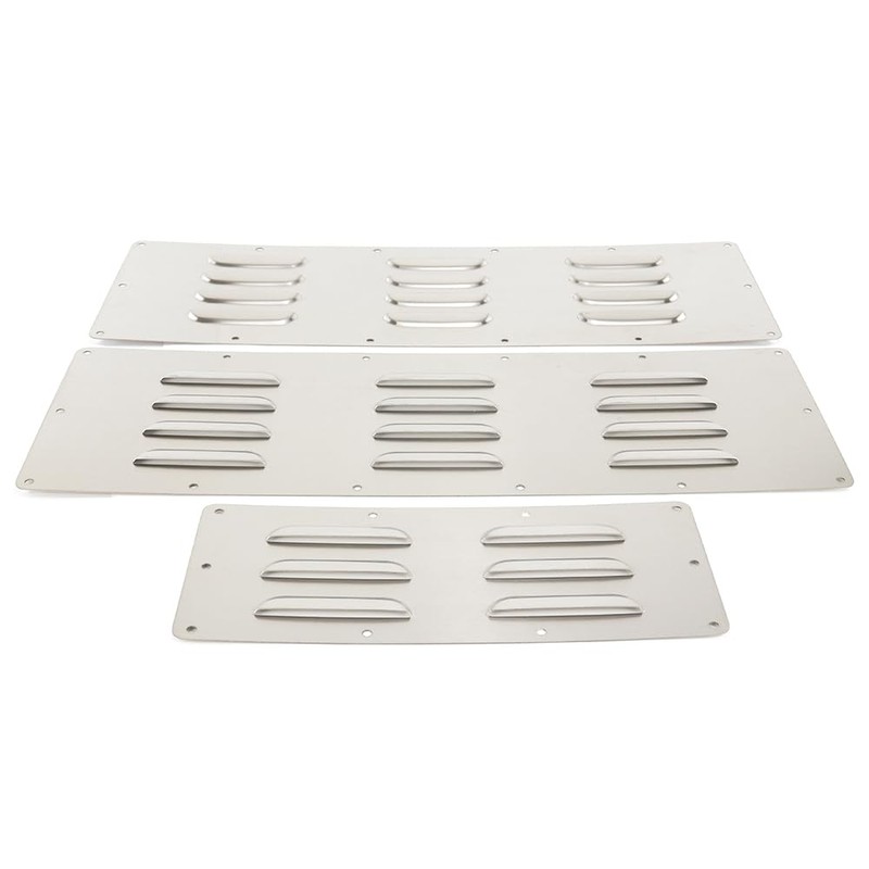 REARACE Vented Hood Louver Kit Fit for Jeep Wrangler TJ