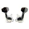 Chrome Sealed-Gear Tuners for 3-String Cigar Box Guitars - 2