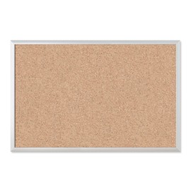 U Brands Cork Bulletin Board, 23 x 35 Inches, Silver Aluminum Frame (021U00-01) U Brands Cork Bulletin Board, 36 X 24 Inches, Silver Aluminum Frame
