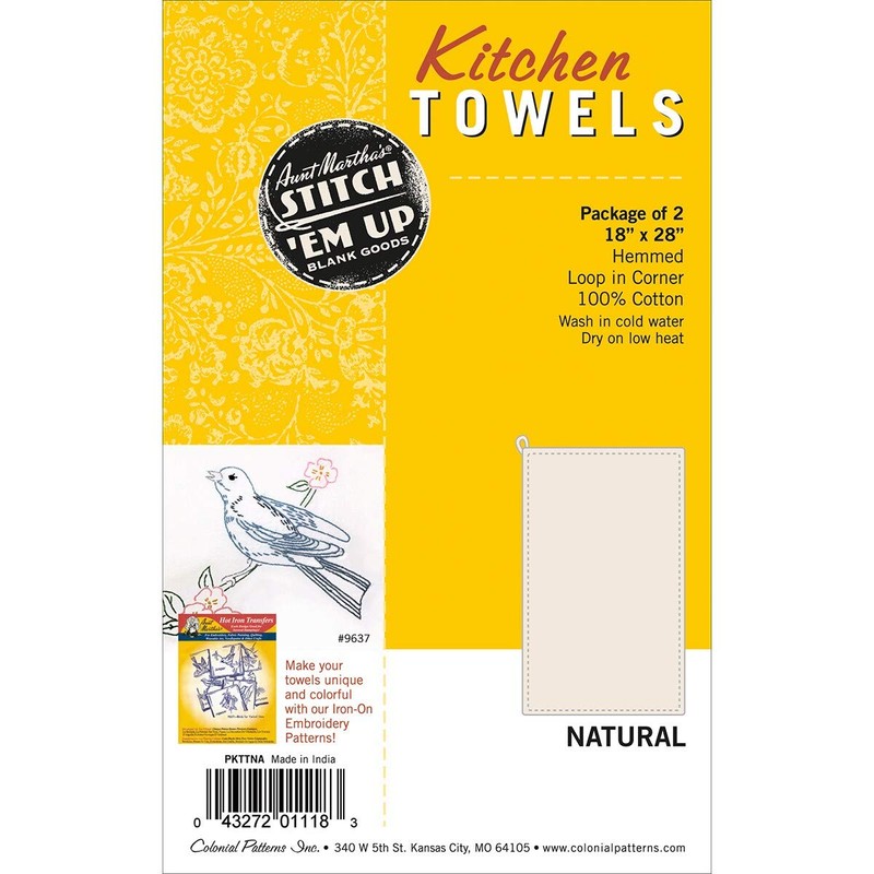 Aunt Martha's Stitch 'Em Up - Toallas de Cocina con