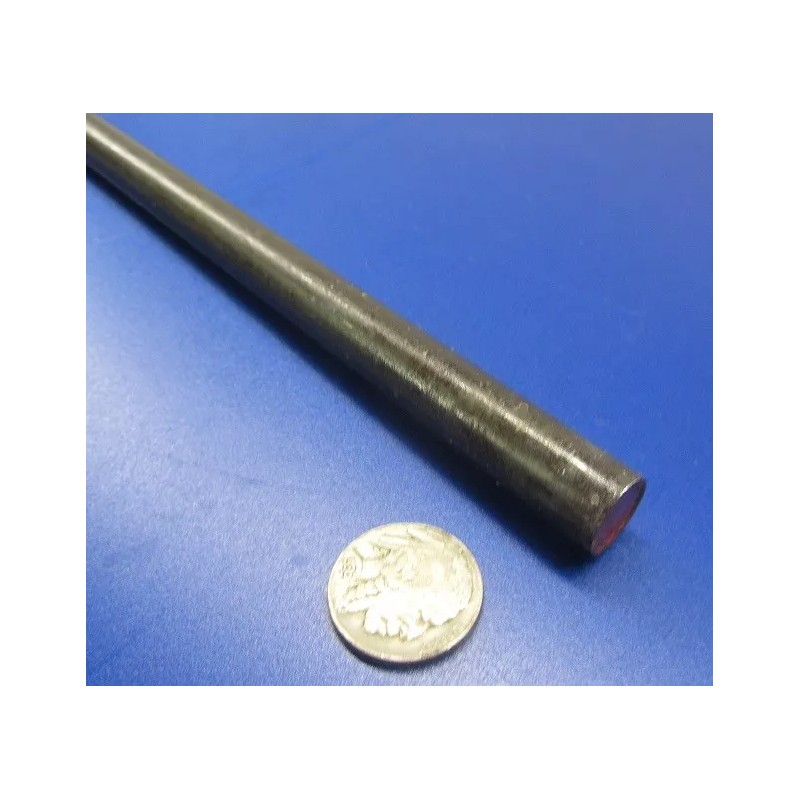 Basic 1144 Fatigue Stress Proof Steel Rod Round Bar, 1/2"