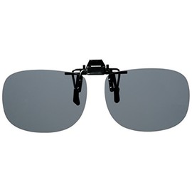 Daiwa DQ-8021 Triacetate Polarized Clip, Gray, Large