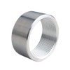 DEWHEL 2 Inch NPT Female Thread Aluminum Weld On Pipe