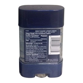 Right Guard Sport Antiperspirant and Deodorant, Clear Gel, Fresh, 3 Ounce (Pack of 4)