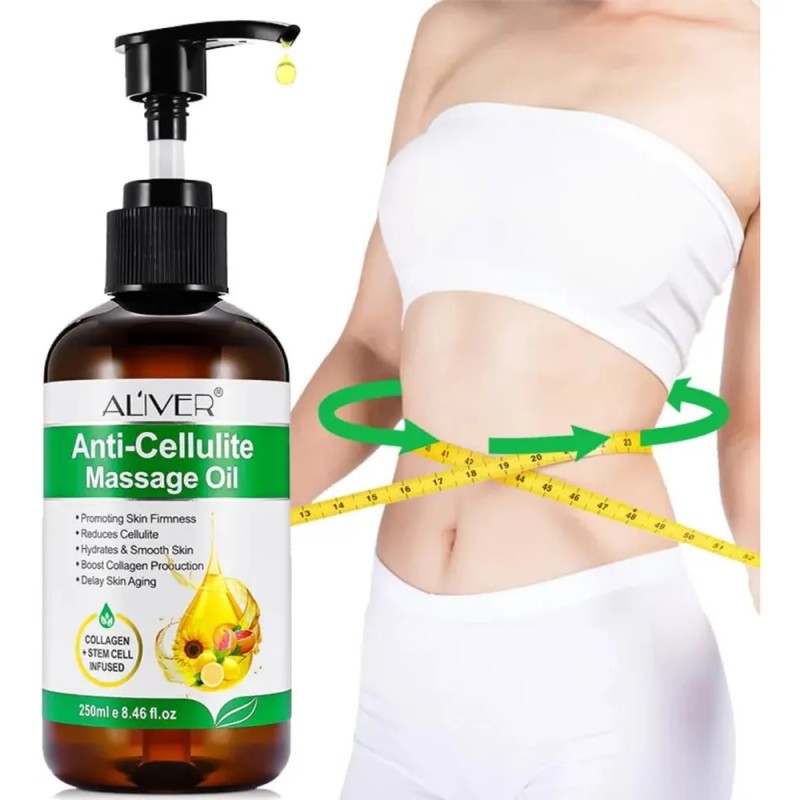 Aceite Anti-celulitis Masaje Reafirmante Con Colágeno 250ml Lavanda