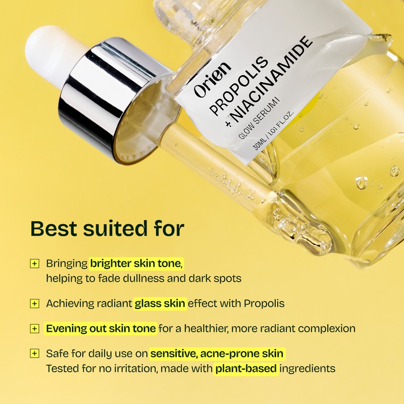 orien Propolis Niacinamide Glow Serum 30ml - orien Propolis Niacinamide