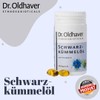 Schwarzkümmelöl 90 Kapseln – Ägyptisches Schwarzkümmelöl mit D-Alpha-Tocopherol, Kaltgepresst, Hoher