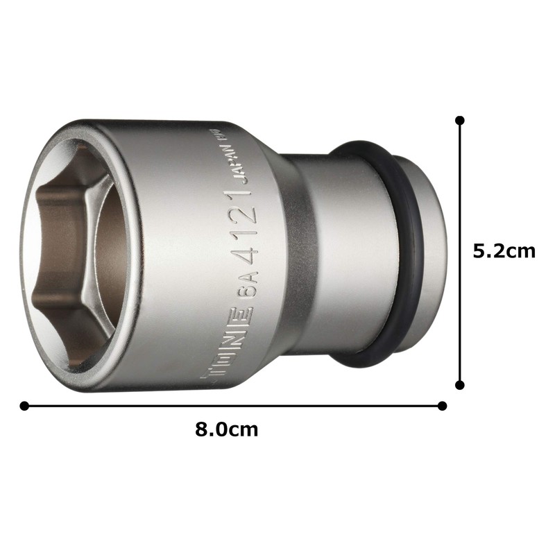 TONE Foil Nut Combination Socket 6A-4121 Insertion Angle 0.7 inch