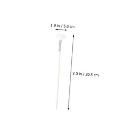 FOMIYES 5pcs Fan-shaped Nylon Face Mask Brush Skincare Mask Applicator Comfortable