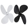 Aqur2020 Fan Blade for Stove, 4 Blades Fireplace Fan Blade