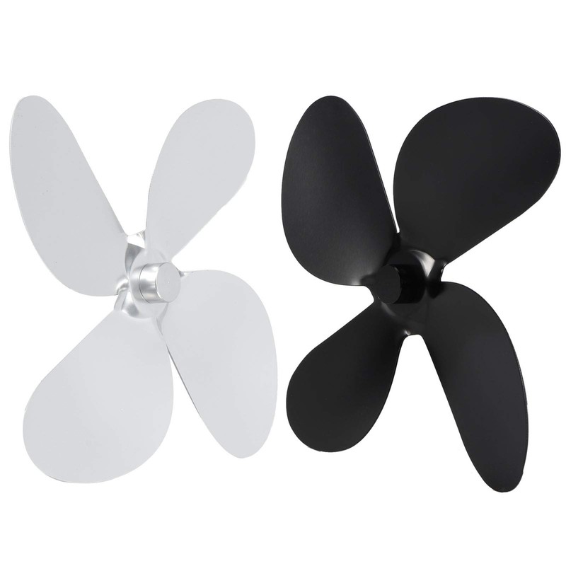 Aqur2020 Fan Blade for Stove, 4 Blades Fireplace Fan Blade