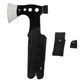 Portable Multi Tool Folding Multi Purpose Axes Stainless Survival Tools Kit Wtih Cutter Hammer Bottle Openers Toolkit for Camping Hunting