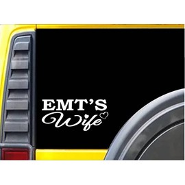 EZ-STIK EMT Wife K388 8 inch Sticker Paramedic Decal