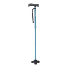 HurryCane HCANE-PB-C2 Freedom Edition Foldable Walking Cane with T Handle, Pastel Blue