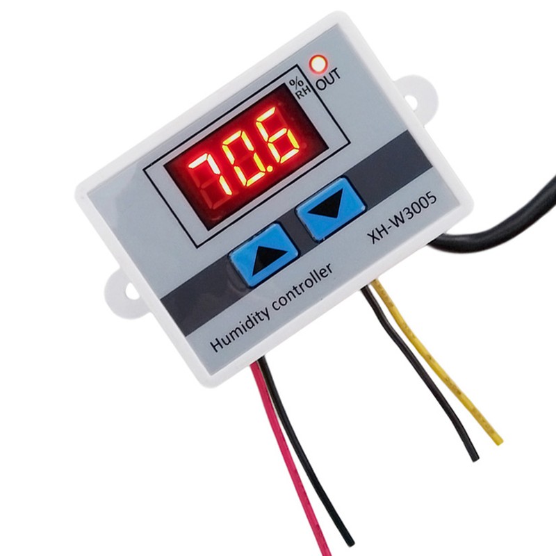 XH-W3005 Digital Humidistat Humidity Controller Regulator Hygrometer Indoor Outdoor Humidometer