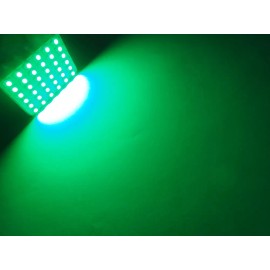 Fyre Flys 1x Super Bright Green 36 LED Panel Light for Dome, Map, Cargo Trunk lights #36PG