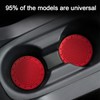 4 Pack Car Cup Holder Coaster, 2.75 Inch Diameter Non-Slip