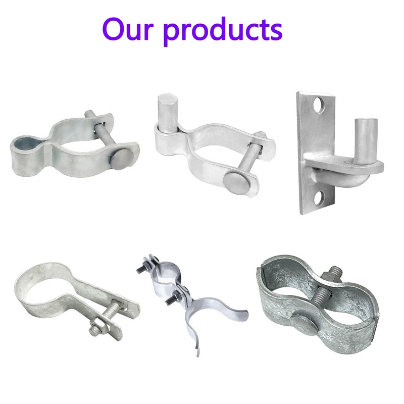 2 Pack Chain Link Fence Gate Post Hinge - Use