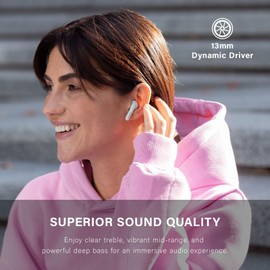 Edifier X2s Bluetooth Kopfhörer, Kopfhörer Kabellos Bluetooth 5.3 In Ear Kopfhörer, dynamische 13-mm-Treiber, AI-Umgebungsgeräuschunterdrückung, Individueller Sound, IP54 Wasserdicht Ohrhör - Grün