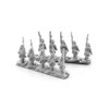 MyTinyWorld 10 Dolls House Miniature Unpainted Metal Marching Highlanders