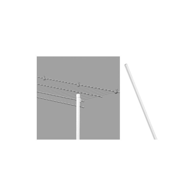 ClosetMaid 100900 White Wire Closet Shelf 84'' Support Pole