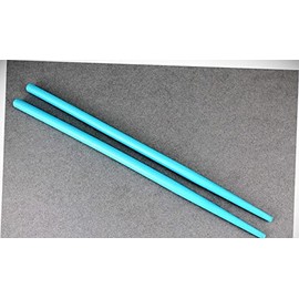 Perfect Hairstyle with Our Hair Accessories - Turquoise Hair Sticks Painted Solid Color Wood Chop Picks Pins Accessory 7" Long Fashionable Hair Accessory Hair Jewelry Accessories for Lady Women