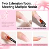 ROSALIND Poly Nail Gel Set 6 Colors 10ml UV/LED Long-Lasting