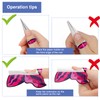 AHIER Butterfly-Shape Self-Adhesive Gel Nail Extension Forms - 100PCS Acrylic