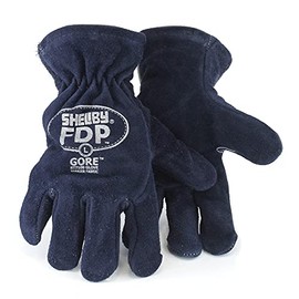 Shelby Firefighters Gloves S Cowhide Lthr PR