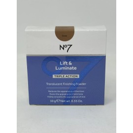 No7 Lift & Luminate Triple Action Powder - Medium - Pressed Makeup Setting Po...