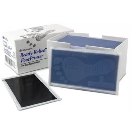 Mabis 5402 Disposable Ink Pad Ready Rolled Newborn Footprinter ( Pack of 25) NEW