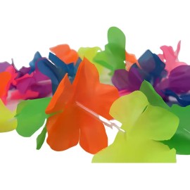 Collares De Fiesta Con Flores Hawaianas Xx Zi