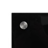 vidaXL Black Kitchen Backsplash Tempered Glass 27.6"x23.6" - Scratch Resistant