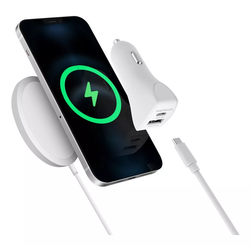 Naztech Cargador De Auto Usb C A Lightning 20w Pd/12w