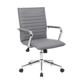Boss Office Products Hospitality Chair, Grey
