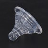 4pcs Infant Bottle Nipples Bust Feeling Replacement Silicone Nipple Round