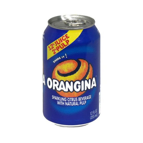 Orangina Drink Cans,12-Ounce (Pack of 4)