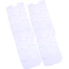 BabyPrem Baby Pack of 12 Cotton Bibs One Size White