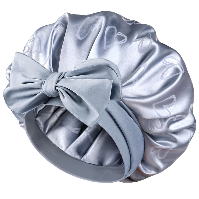 YANIBEST Gorro De Satén De Seda De Doble Capa Para