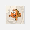 Unbranded Bubble Guppies Cartoon Mr Grouper 4'' X 4'' Square