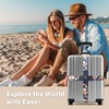 Luggage Straps for Suitcases,Adjustable Luggage Elastic Belt, Travel Essentials for