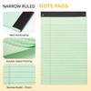 8 Packs Note Pads, A5 Legal Pad, 50 Sheets Ruled