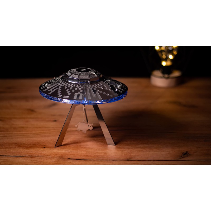 METAL-TIME UFO Model, Unidentified Flying Object Metal DIY Model Kit,